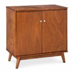 amherst mid century modern storage cabinet brown project walnut one drawer accent table craft torchiere floor lamp brass drum coffee antique white bedside small plans pop console 150x150