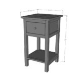 ana white mini farmhouse bedside table plans diy projects round accent office outdoor lounge setting oak dining room hooker chairs end with glass threshold windham cabinet teal 150x150