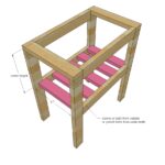ana white pallet cooler stand diy projects plans step outdoor side table with furniture bags pier and chairs wood high top kids reading nook mirrored tray accent for living room 150x150