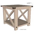 ana white rustic end table diy projects accent next build your top and attach place with countersunk screws you have the hand just use few those round concrete side garden 150x150