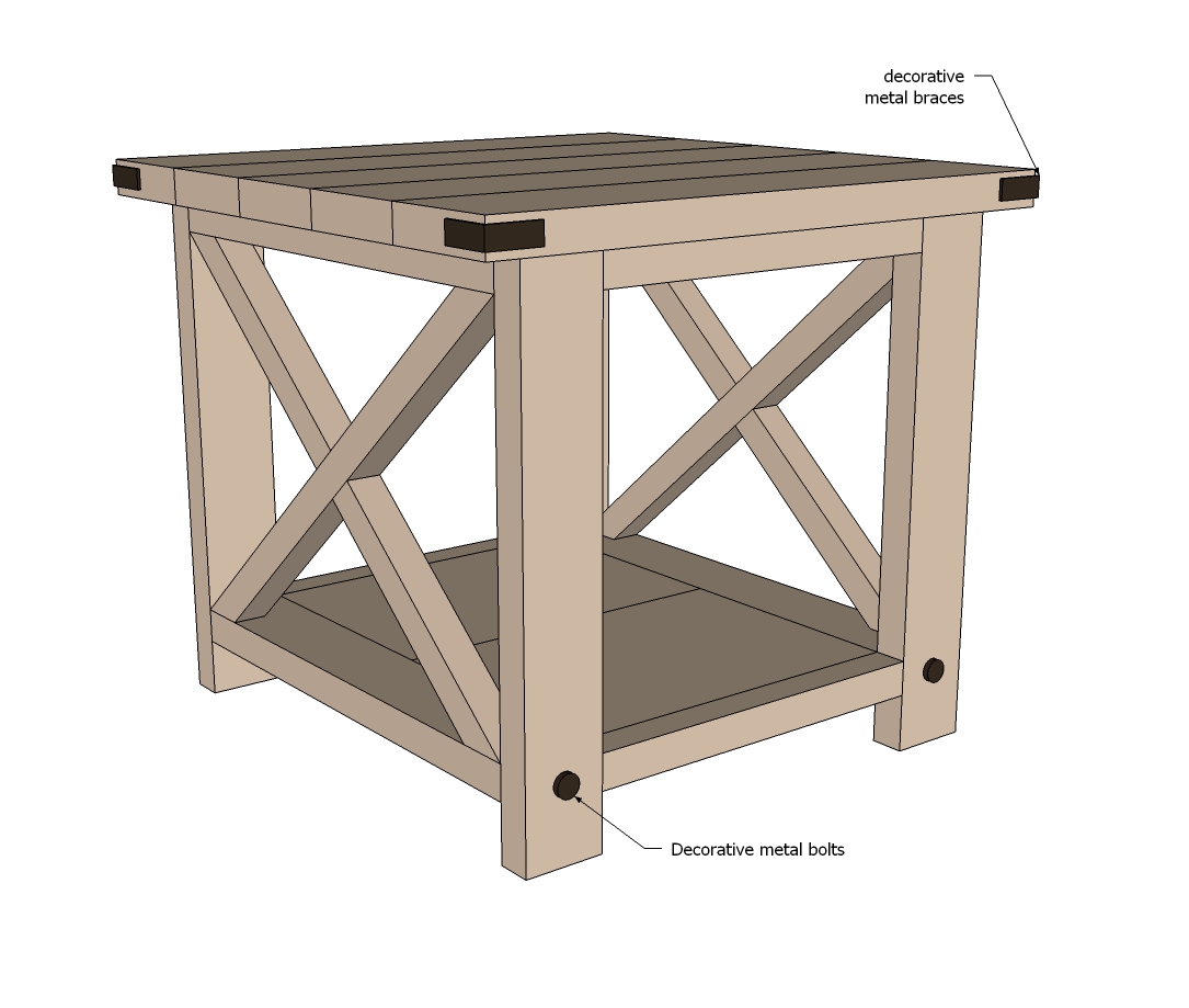 ana white rustic end table diy projects accent next build your top and attach place with countersunk screws you have the hand just use few those round concrete side garden
