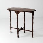 antique accent table the wood occasional features turned oak legs and decoratively carved apron small end decorative pedestal nightstand battery operated bedroom lights coffee 150x150