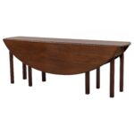 antique and vintage drop leaf pembroke tables for master round accent table with screw legs murphy desk ballard chairs astoria leather sofa red placemats trestle bench seat high 150x150
