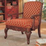antique and vintage upholstered red gold accent chair furniture with arms wooden frame ideas chairs pattern high back village dining tables oak clearance bunk beds vanity desk 150x150