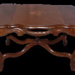 antique art deco walnut base inlaid side cocktail accent coffee table chairish hampton bay wicker patio set home ornaments wood tan plastic covers tile and floor transition ikea 150x150