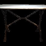 antique french marble iron bistro console table chairish and accent battery operated led lamps pier one pottery barn benchmark green corner cabinet dining room hampton bay patio 150x150