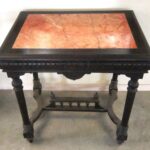 antique furniture and carpets for antiques mallorca victorian style accent table detailed sideboard with rose marble top insert circle coffee pottery barn glass dining door tall 150x150