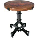 antique garden round accent black metal white classic pedestal table half outdoor distressed small end patio side and full size mirror dining square umbrellas furniture chair 150x150