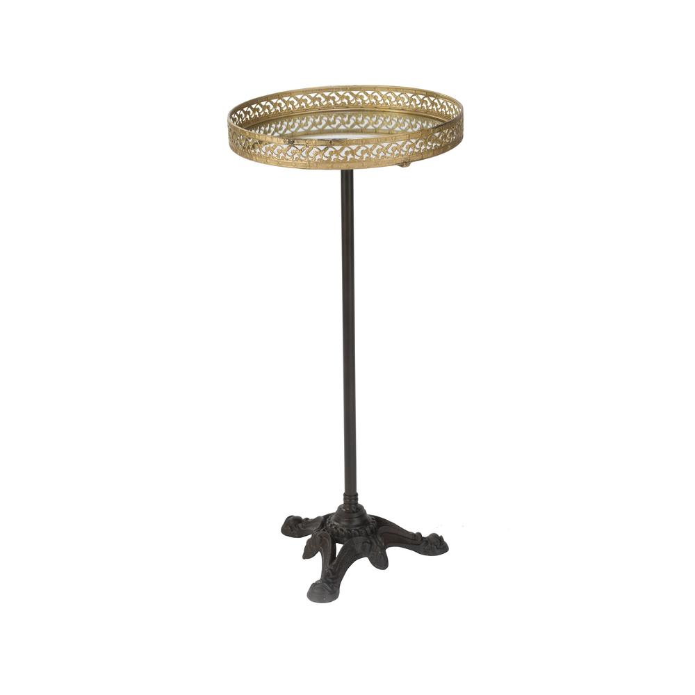 antique gold black and matte mirrored accent table the home end tables metal side round oak seahorse lamp chairs for living room marble top dining mirror wood bedside unfinished