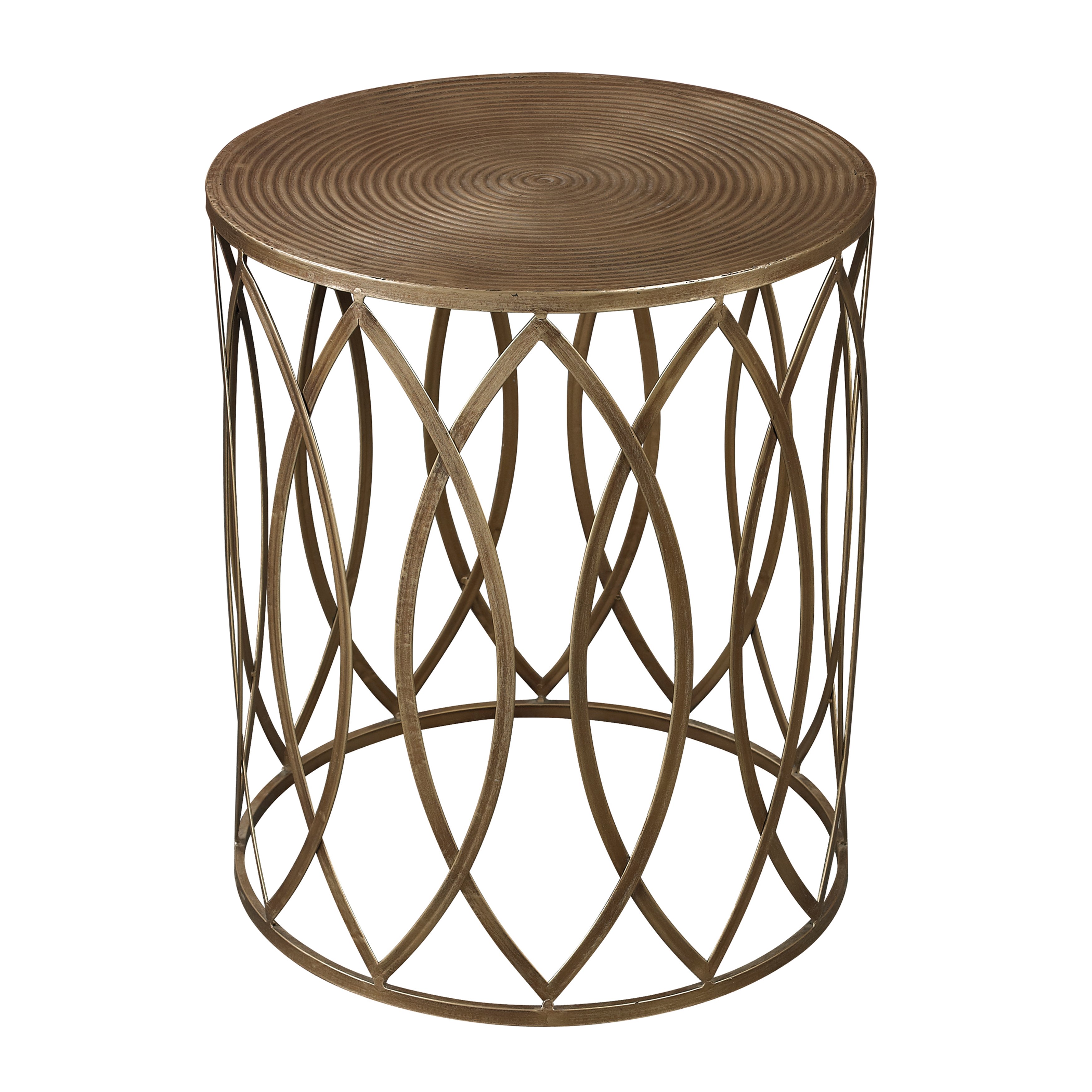 antique gold finish round metal accent table free shipping today timber side counter height dining set rugs large bedside lamps mirage mirrored outdoor patio furniture toronto