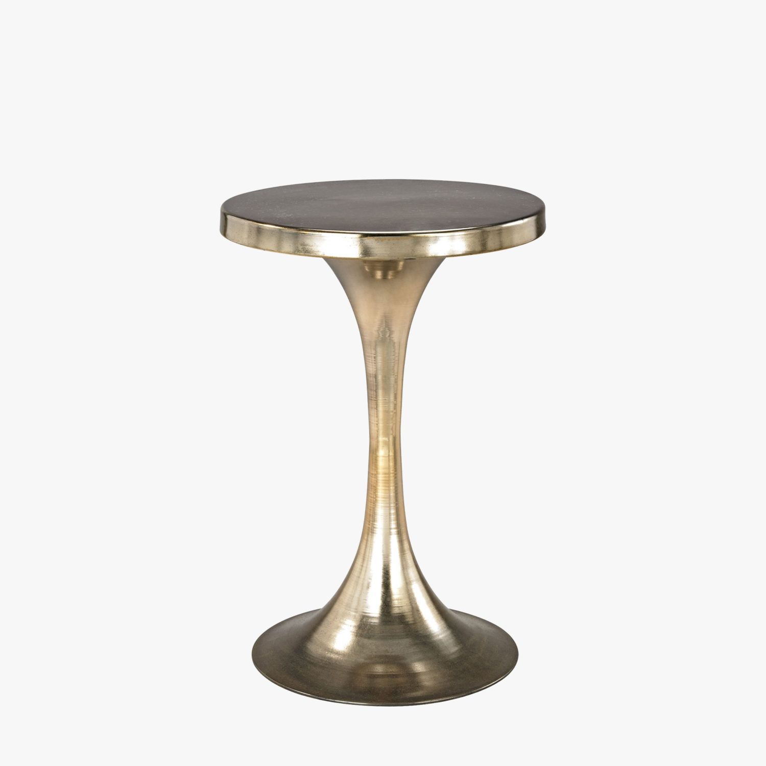 antique gold pedestal accent table tables coffee side small our the perfect perch for cocktail this makes quite statement glass lamps pier one target west elm white desk hallway