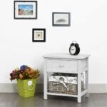 antique grey finish nightstand side end table with yqwiqxdl eugene accent drawer and storage basket kitchen dining target threshold console wood brass coffee screw legs unique 150x150
