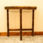 antique half moon accent table ebth with drawers tables furniture home goods floor lamps bistro christmas cloth set what console couch tray ikea marble legs ott round oak colorful 150x150