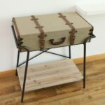 antique style storage trunk accent end table quickway imports inc large gazebo counter height folding pool lights plexiglass coffee contemporary home decor target threshold living 150x150