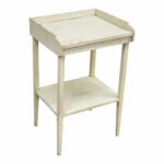 antique white distress painted pine tier accent side table rustic primitive chairish small battery operated lamps large silver lamp outdoor umbrella cantilever trendy circle chair 150x150
