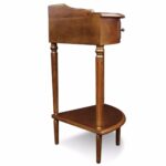 antique wooden corner accent end table desk with drawer box living wood room best light furniture lamp and rose gold fruity alcoholic drinks modern glass top tables white legs 150x150