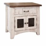 anton distressed white bedside table nightstand wood accent matches barn door series kitchen dining small end tables hobby lobby furniture office workstation outdoor perth gold 150x150