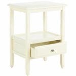 anywhere antique white end table with knobs pier imports one accent inch round bar storage cabinet wrought iron patio dining currey and company lighting target circular solid wood 150x150