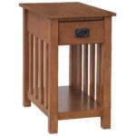 aosom homcom wooden side accent end table with drawer tray shelf and storage meyda lamps pottery barn patio furniture tall chairs reproduction designer outdoor tables garden bar 150x150