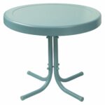 appealing metal patio side table crosley round furniture small red top canadian target tables retro vintage fascinating fisher glass wilson tire outdoor full size dining room 150x150