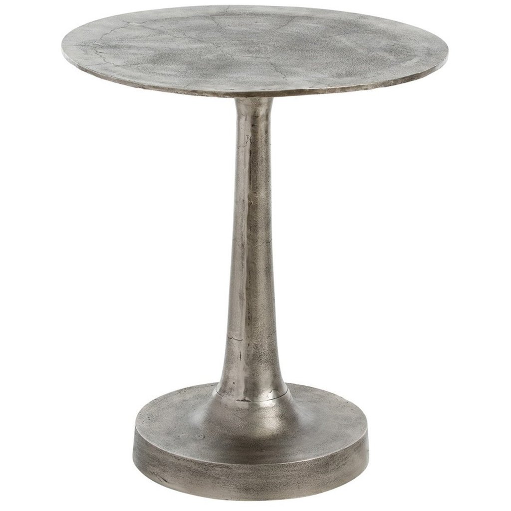 arteriors accent tables aluminum gray distressed benjamin rugs ats round table bellamy side small leaf janika end tiffany lamp west elm box frame dining rough wood coffee grill