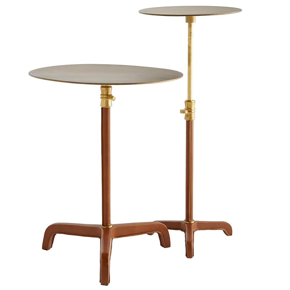 arteriors addison tall accent table cognac pedestal pier off coupon wooden cooler distressed wood tables miniature tiffany lamps pool square mosaic side spool small centerpieces