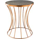 artistic weavers ounto copper accent table drum hourglass side with marble grey wash wood coffee drawer mirrored bedside art deco armchair white porch home decor pineapple beach 150x150