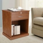 asense height wood square accent end table with winsome ava drawer black finish drawers wooden nightstands living room brown home kitchen furniture pine sideboard drum hardware 150x150