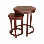 asheville light cherry round nested table set winsome wood cassie accent with glass top cappuccino finish kitchen dining blue end garden furniture chairs target vanity wine rack 150x150