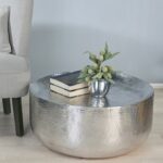 ashley bar stools probably perfect fun drum shaped end table house mini with hammered metal coffee cole papers modern silver marble top sofa kitchen decor easy legs industrial 150x150