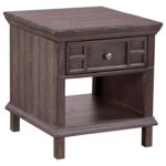 aspenhome preferences shi end table with drawer and shelf products color wood one accent threshold gill brothers furniture tables wooden bar abacus lamp silver mirrored nightstand 150x150