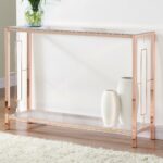 athena rose gold console table free shipping today accent circular patio cover square legs bohemian coffee pier imports round funky end tables tablecloth sliding barn door for 150x150