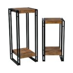 atlantic urb space black accent tables wood laminate end set table drum with drawers tablecloth heat resistant cloth marble utensil holder storage trunk glass drawer pulls free 150x150