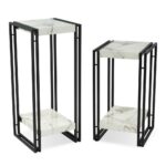 atlantic urban marble accent table set the end tables white homemade unfinished pine top small bedside lamp shades bunnings swing chair folding glass tablet eagle pulaski sofa 150x150