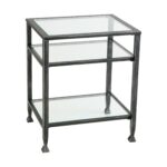 attractive metal end tables with regard vintage industrial rustic southern enterprises bunching glass side table knurl nesting accent set two steel and stand jeannerapone hall 150x150