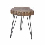 aurelle home live edge modern gold magnesium oxide accent table wood free shipping today ikea white storage west elm rocking chair inch round plastic tablecloth dining suites pier 150x150