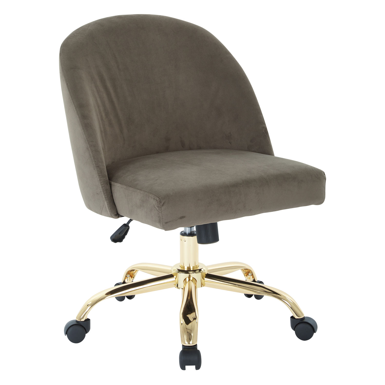 avenue six mid back office chair otter velvet with gold finish piece and accent table set hover zoom skinny foyer corner end tables drawers hobby lobby side glass top patio dining
