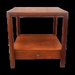 baker furniture vintage walnut end table chairish tables live edge wood shelves platform dark kitchen brown lamps diy redo teak dining accent marble top nesting french farmhouse 150x150