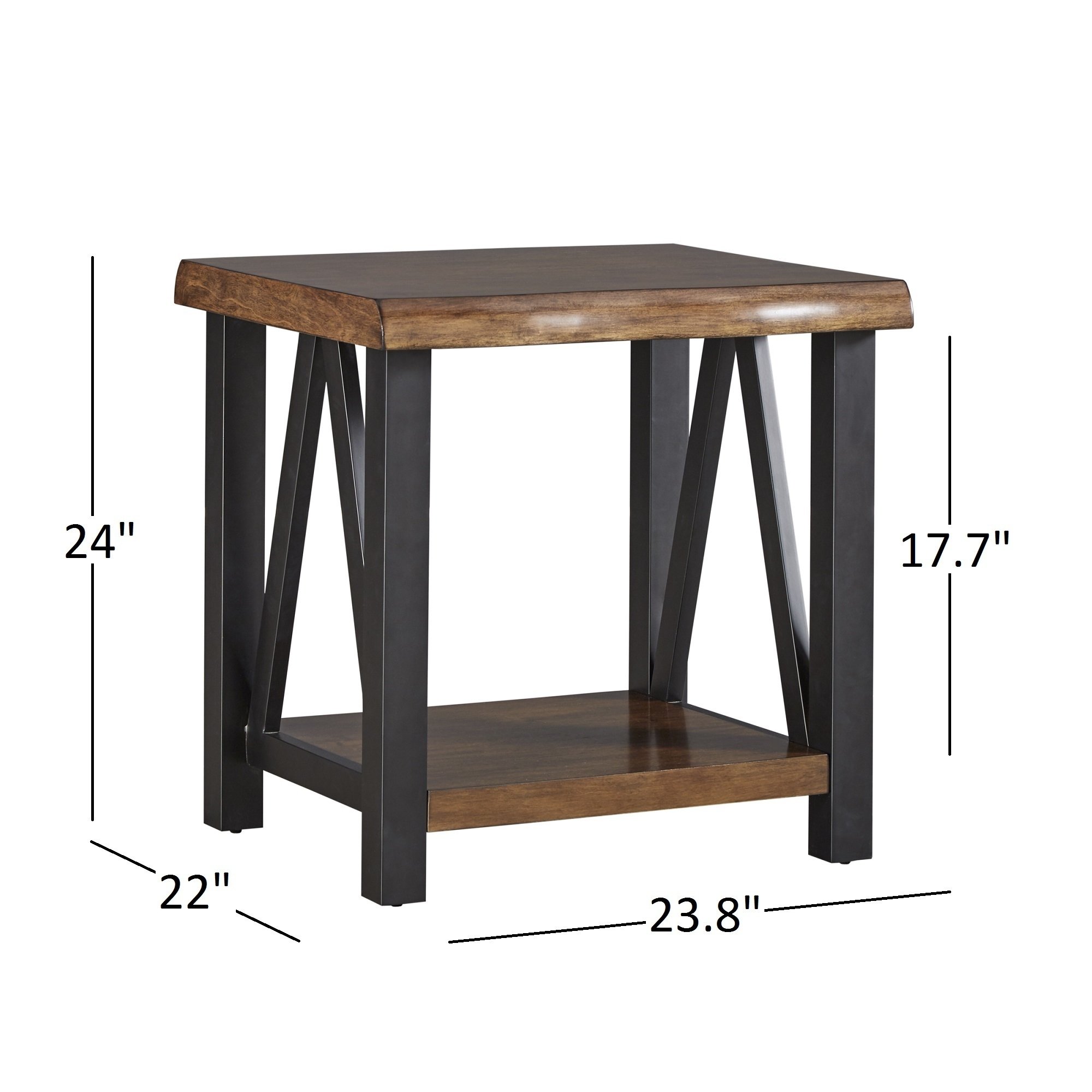 banyan live edge wood and metal accent tables inspire artisan furniture free shipping today patio occasional small chest cool umbrellas cordless battery lamp low table kidney bean