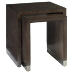 barclay butera brentwood deerbrook nesting tables with ash products color threshold parquet accent table brentwooddeerbrook skinny console storage turkish furniture half circle 150x150