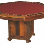 barnwood sided poker table from fireside lodge coleman closed doors accent clear bedside lamps desk furniture dale tiffany lamp high gloss side black wood lucite and brass 150x150