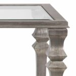 bassett mirror company sylvia console table kitchen metal accent dining pulaski furniture convertible sofa indoor nautical ceiling lights pedestal wood white ginger jar lamps 150x150