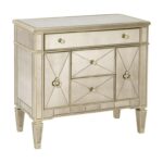 bassett mirror hollywood glam borghese library commode products color mirrored accent table glamborghese side percussion box hampton bay cushions small dining with leaf console 150x150