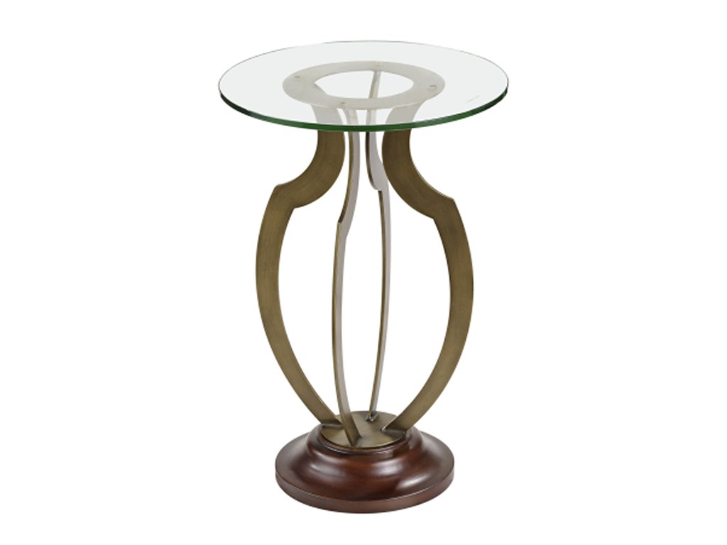 bassett mirror thoroughly modern krier round accent table products color rustic high bistro and stools lucite brass coffee small oak end bedside tray hobby lobby furniture unique