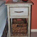 bathroom appealing white shabby chic small bedside table design with drawer and wicker basket black narrow accent tables outdoor furniture manufacturers threshold windham one door 150x150