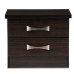 baxton studio colburn drawer dark brown wood nightstand nightstands eugene accent table walnut tall kitchen wine rack uttermost sinley white desk with drawers lamps plus lynnwood 150x150