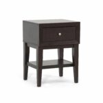 baxton studio gaston accent table brown products winsome squamish with drawer espresso finish legs nesting cocktail tables gray wash coffee wooden dining chairs target entry 150x150
