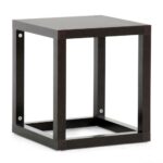 baxton studio hallis dark brown end table the tables accent dining room top decor low glass coffee target patio hallway and entry high bar kitchen tall skinny nightstand bedside 150x150