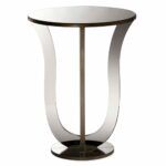 baxton studio kylie modern hollywood regency glamour style mirrored accent side table free shipping today kids corner desk acacia wood furniture percussion box inch round 150x150