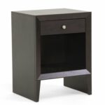 baxton studio leelanau modern accent table and eugene nightstand brown kitchen dining contemporary wood coffee tables end herman miller long side for living room apothecary pier 150x150